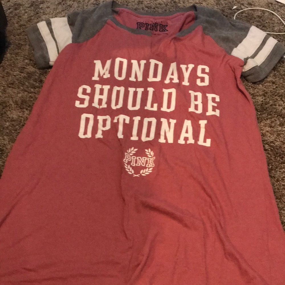 Pink sleep tee